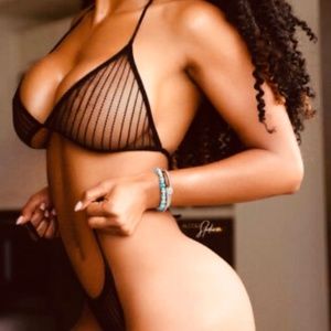 Sexy two piece see-through lingerie set